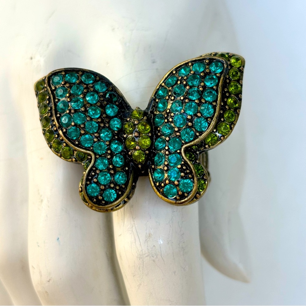 Crystal Butterfly Ring